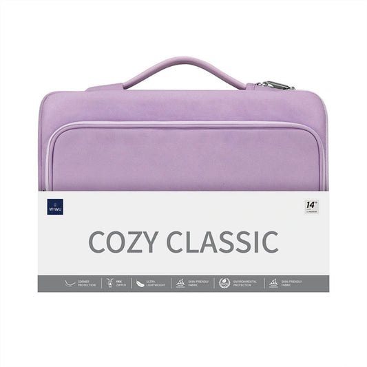 WiWU Cozy Classic Waterproof Polyester Laptop Sleeve Anti-