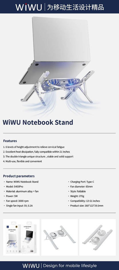 WiWU S400 Pro Laptop Stand