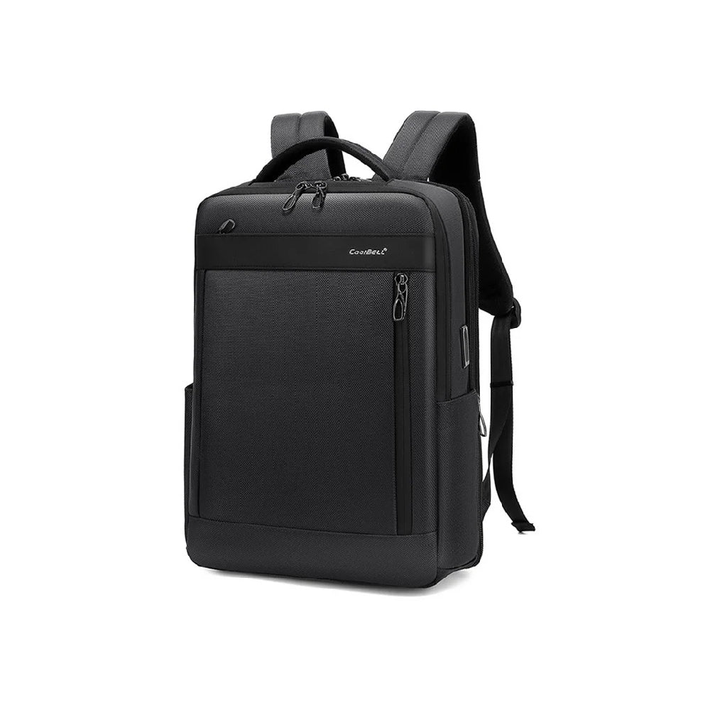 COOLBELL CB-8277 Men Business Backpack for 15.6-inch Laptop with USB Charging Port