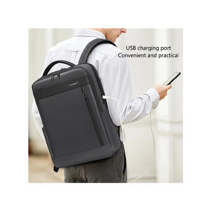 COOLBELL CB-8277 Men Business Backpack for 15.6-inch Laptop with USB Charging Port