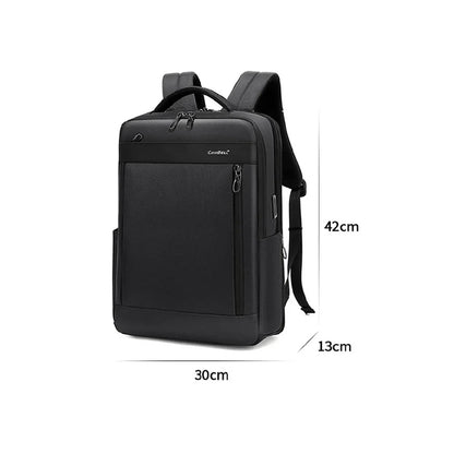 COOLBELL CB-8277 Men Business Backpack for 15.6-inch Laptop with USB Charging Port