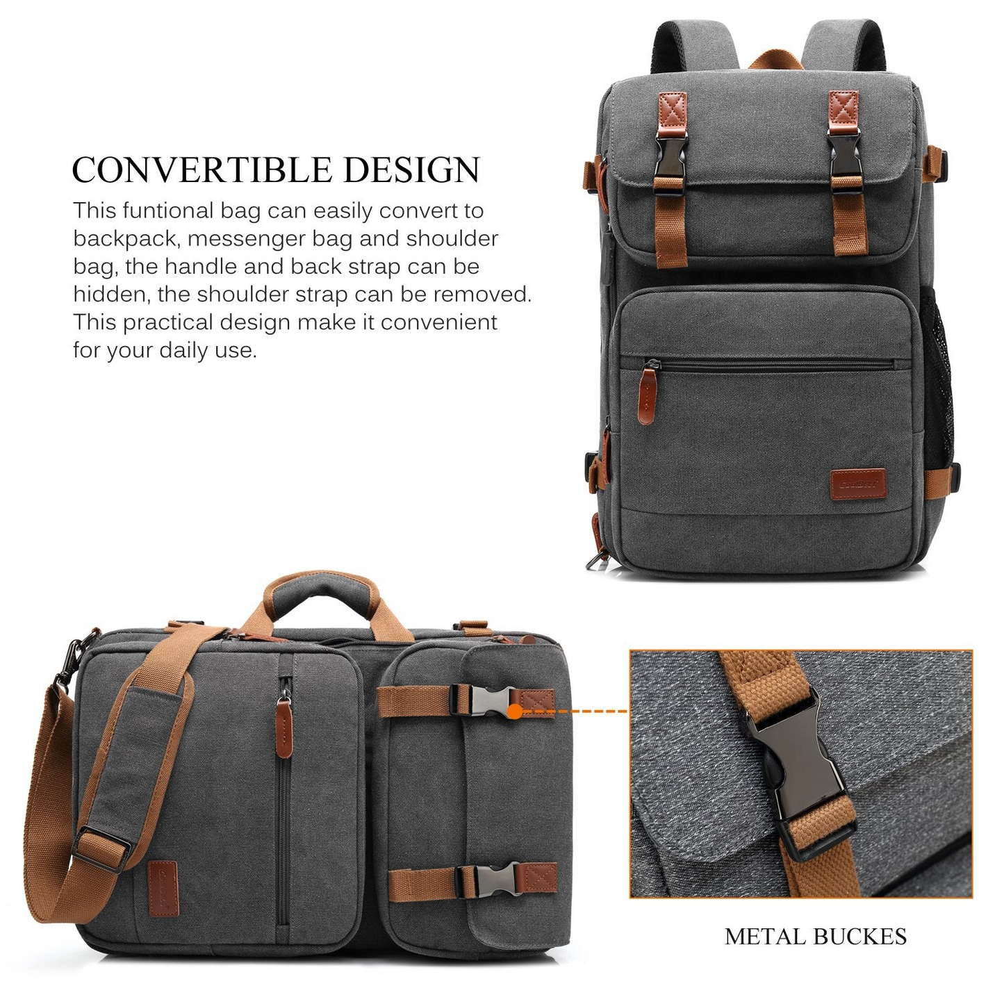 Cool Bell CB-5503 15.6″ Inches Dual Laptop Backpack