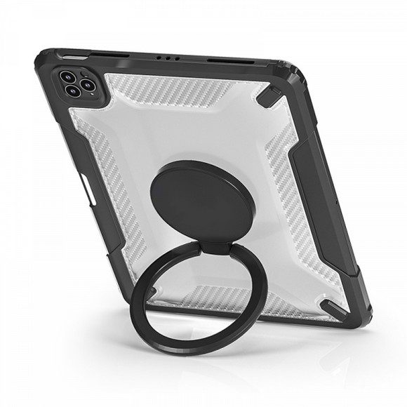 WiWU Mecha Rotative Stand Case For iPad 10.2",10.5",10.9/11", 360 Degree Premium Protection, Anti-shock, Built-in Pencil Slot, Lens Protection, Drop-proof & Anti-fingerprint
