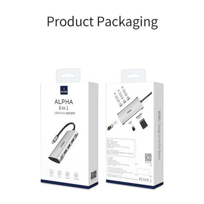 Wiwu 6 in 1 (631STR) Type-C Hub