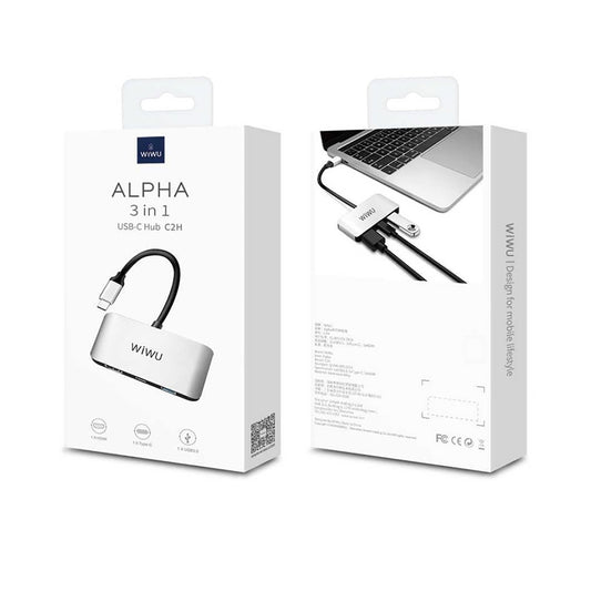 Wiwu 3 in 1 (C2H) Type-C Hub