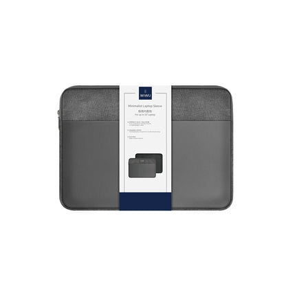 WiWU 14 inch & 15.6 inch Minimalist Laptop Sleeve for Macbook Air 2020 Protective Minimalistic Laptop Sleeve