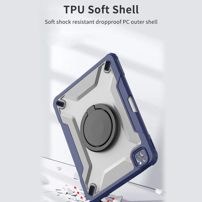 WiWU Mecha Rotative Stand Case For iPad 10.2",10.5",10.9/11", 360 Degree Premium Protection, Anti-shock, Built-in Pencil Slot, Lens Protection, Drop-proof & Anti-fingerprint